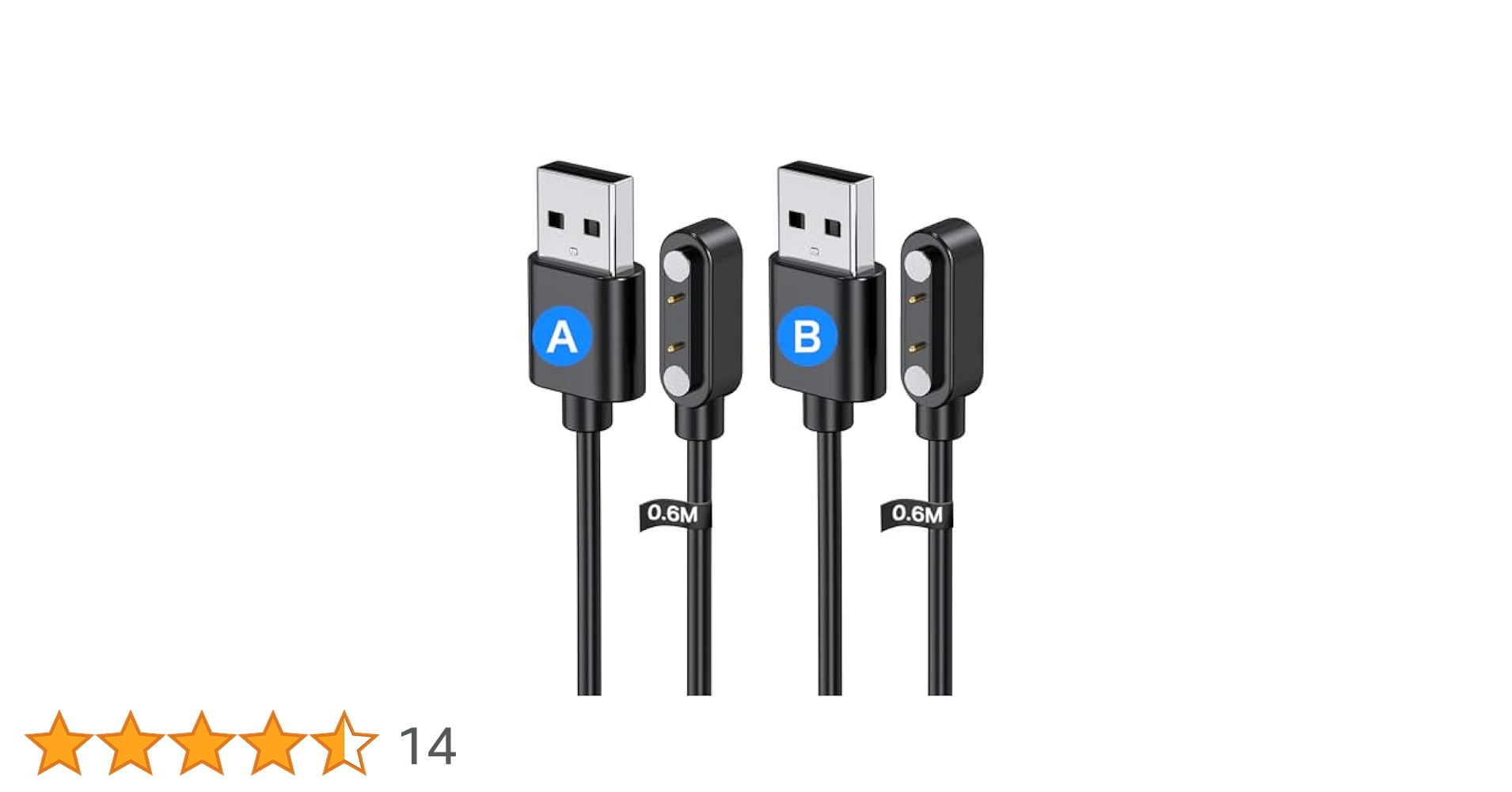 Amazon.co.jp: スマートウォッチ 充電ケーブル ピン間の距離 7.6